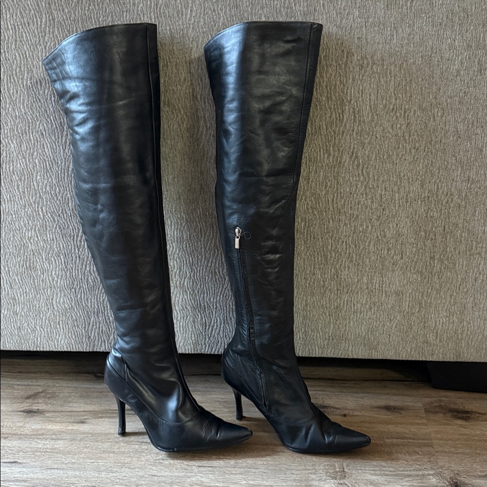 Colin Stuart Women's Black Over-the-Knee Boots - Picture 4 of 16